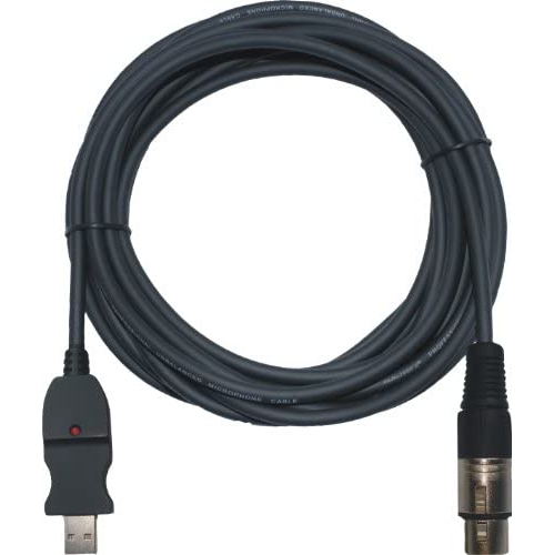 Audio00 S Adc3r Feet Xlr Female To 1 4 Inch Usb Microphone Cable Best Buy Canada