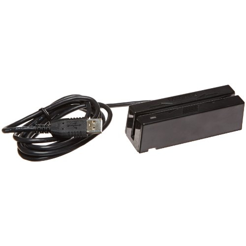 MagTek – lecteur de cartes à bande magnétique double à 21040145 connecteurs SureSwipe avec câble d’interface USB de 6 pi, 60 po/s de balayage