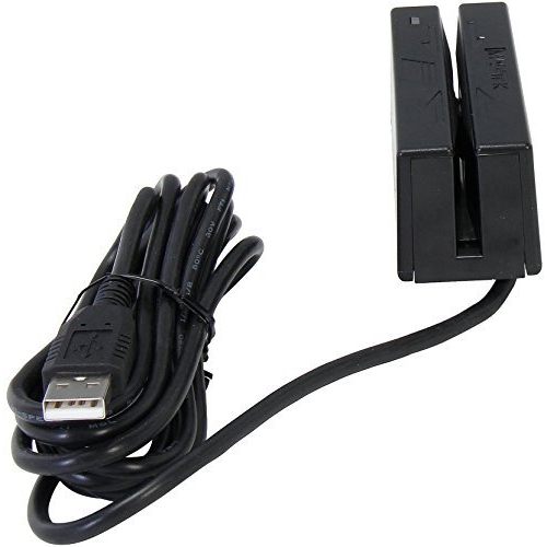 MagTek – lecteur de cartes à bande magnétique double à 21040145 connecteurs SureSwipe avec câble d’interface USB de 6 pi, 60 po/s de balayage