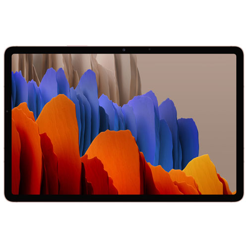 Samsung Galaxy Tab S7 11" 128GB Android Tablet w/ Snapdragon 865 Plus 8-Core Processor - Mystic Bronze