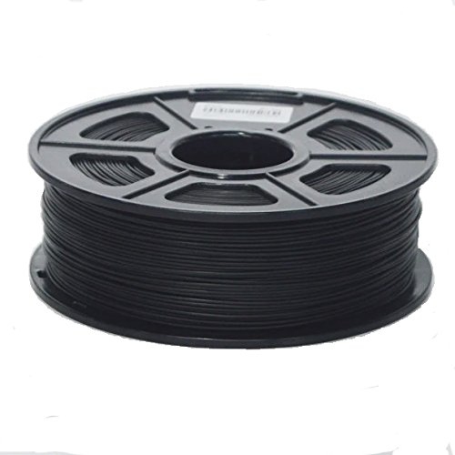 Black Color ABS 3D Printer Filament,ABS 1.75MM Filament, Dimensional Accuracy +/- 0.02 mm, 2.2 LBS