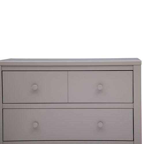 Commode moderne à 3 tiroirs pour enfants Cambridge de Delta Children - Gris