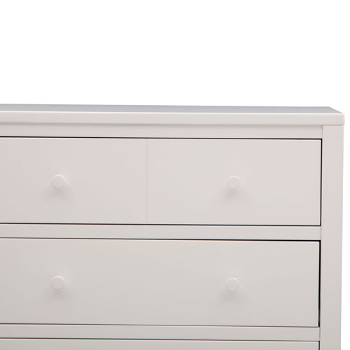 Delta Children Cambridge Modern 3-Drawer Kids Dresser - Bianca White