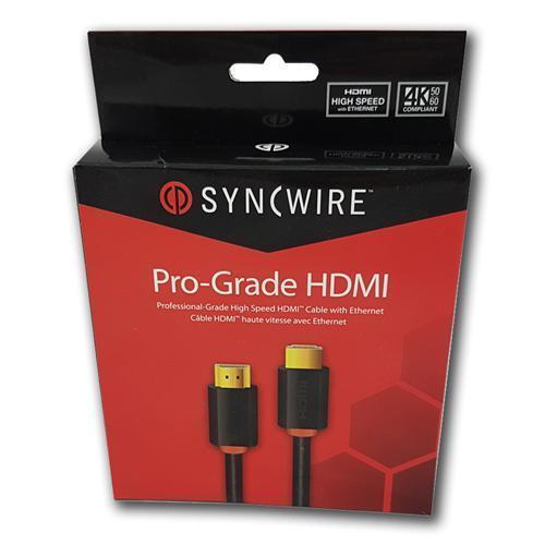 SyncWire HDMI 2.0 Cable With HDCP 2.2 4K 50/60Hz CL3/FT4 Prograde 0.5m