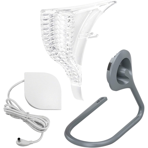 IQAir Atem Series Desk Kit Converts Car Air Purifier to Desk Air Purifier, Includes PureJet Diffuser, Stand, and Wall Outlet Adapter