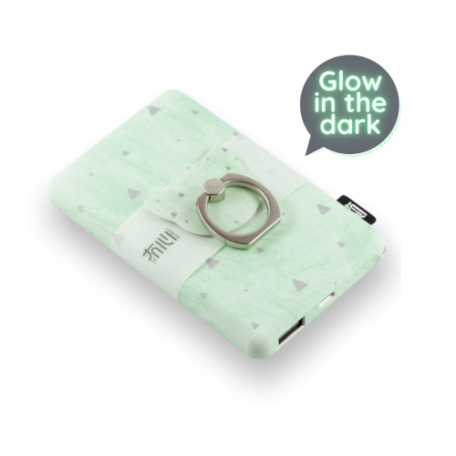 MAOXIN  8000Mah Portable Power Bank - - Glow In The Dark In Green