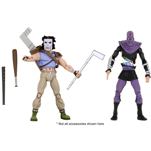 Teenage Mutant Ninja Turtles 7 Inch Action Figure 1980 Cartoon 2-Pack - Casey Jones & Foot Soldier