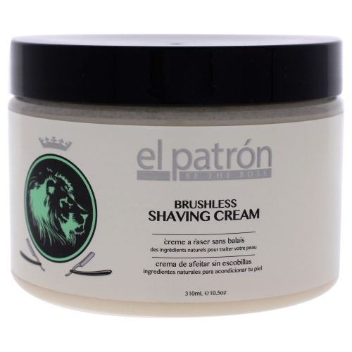Shaving Cream by El Patron for Men - 10.5 oz Shaving Cream