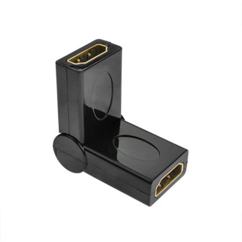 HYFAI Rotating Swivel Twist HDMI Female to Female Angle Extension Adapter Gender Coupler Converter