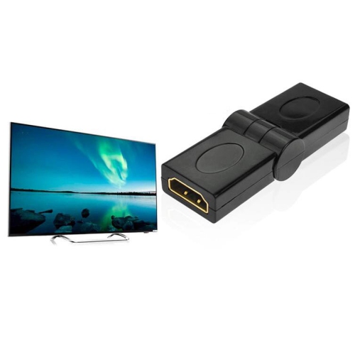 HYFAI Rotating Swivel Twist HDMI Female to Female Angle Extension Adapter Gender Coupler Converter