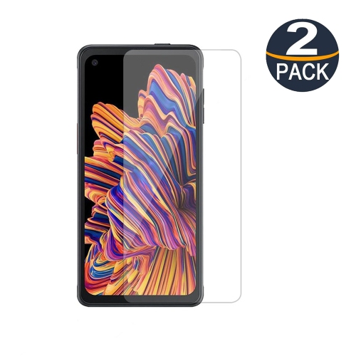 【2 Packs】 CSmart Premium Tempered Glass Screen Protector for Samsung Galaxy Xcover Pro, Case Friendly & Bubble Free