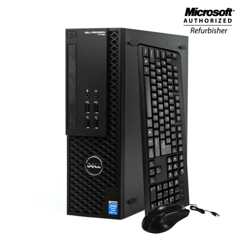Refurbished - Dell Precision T1700 SFF WorkStation PC Core i7 4th Gen 32GB 512GB SSD Windows 10 Home WiFi