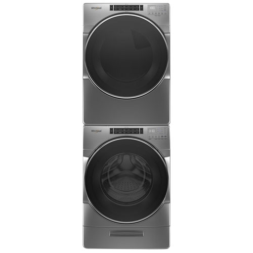 Laveuse à chargement frontal 5,8 pi³ de Whirlpool - Ombre chromée