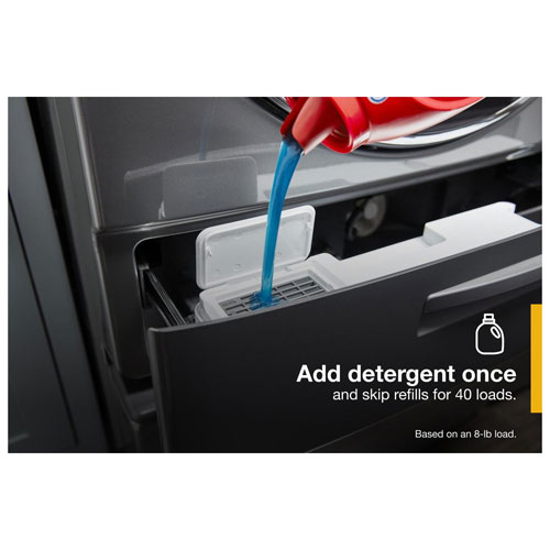 Laveuse à chargement frontal 5,8 pi³ de Whirlpool - Ombre chromée