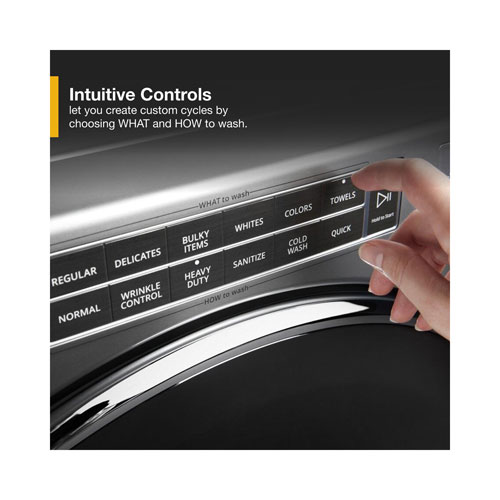 Laveuse à chargement frontal 5,8 pi³ de Whirlpool - Ombre chromée