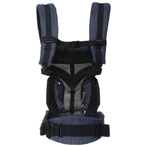 Porte-bébé en tissu maillé aéré à quatre positions Omni 360 Cool Air Mesh d'Ergobaby - Indigo