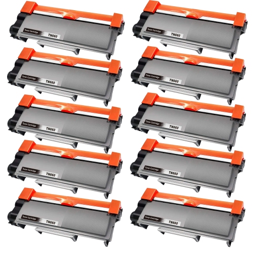 TONER4U  -10 Compatible Tn660 Toner Cartridge for Brother