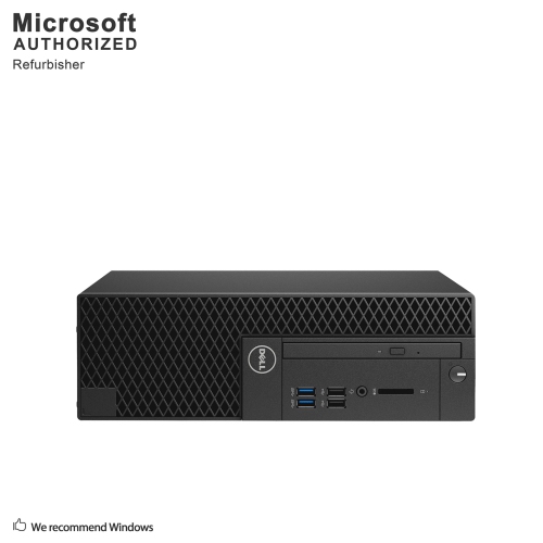 Refurbished - Dell OptiPlex 3070 SFF, Intel Six Core i5 9500 up to 4.4 GHz, 16 GB DDR4 RAM, 512 GB SSD, Windows 10 Pro 64 Bit (EN/FR/ES)