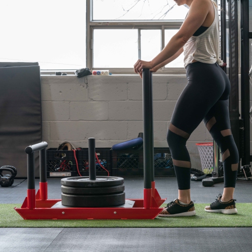 PRISP Weighted Power Sled for Speed and Strength Training - Push and Pull Prowler