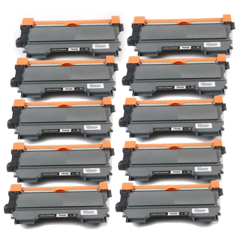 toner4U - 10 Pack Compatible TN450 Black Toner Cartridge for Brother TN-450,TN-420,DCP-7060D, DCP-7065, HL-2220, HL-2230, HL-2240, HL-2240D, HL-2242D,