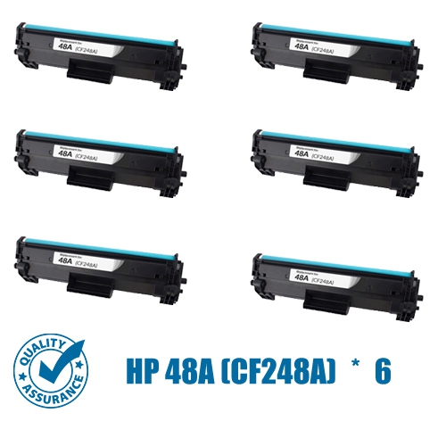 Printer Pro™ Compatible Replacement for 6 Pack HP 48A/48A/hp48/hp48A Black Toner Cartridge - HP LaserJet Pro MFP M15a M15w M16 MFP M28a MFP M28w MFP