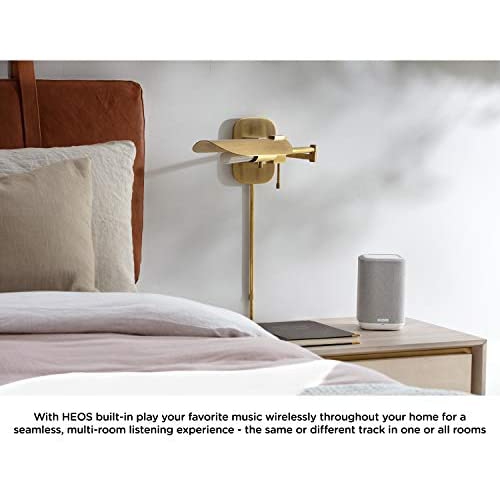 Denon Home 150 Wireless Speaker | HEOS Built-in, AirPlay 2, and Bluetooth | Alexa Compatible | Compact Design | White