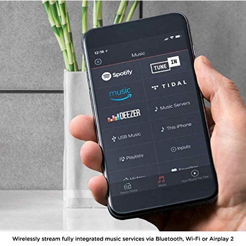 Denon Home 350 Wireless Speaker | HEOS Built-in, AirPlay 2, and Bluetooth | Alexa Compatible | Stunning Design | Black