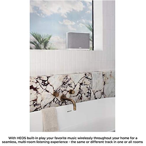 Denon Home 250 Wireless Speaker | HEOS Built-in, AirPlay 2, and Bluetooth | Alexa Compatible | Stunning Design | White