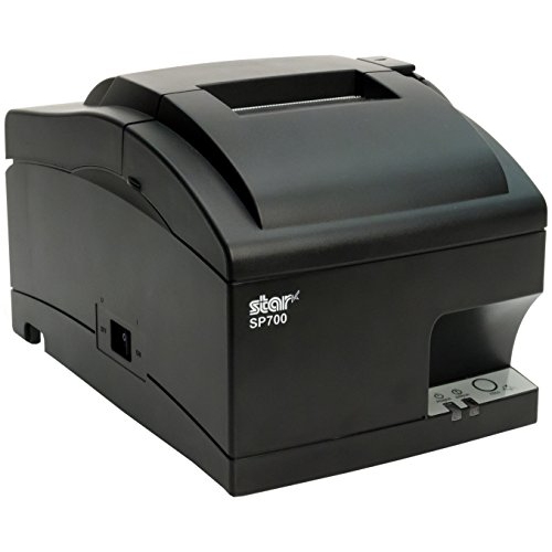 Star Micronics 39336532 Model SP742ME Impact Printer, Friction, Auto Cutter, Ethernet, Internal Power Supply, Gray