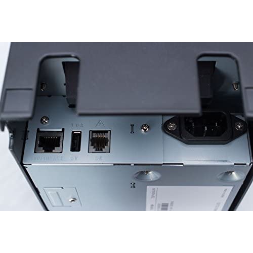 Star Micronics TSP143IIILAN Ethernet Thermal Receipt Printer with Auto-cutter and Internal Power Supply - Gray