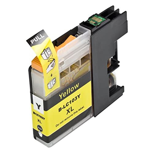 8 Pack Compatible Brother LC101 , LC103 2 Black, 2 Cyan, 2 Magenta, 2 Yellow for use with Brother DCP-J152W, MFC-J245,