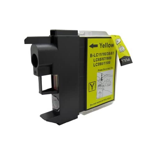 Paquet de 11 cartouches d’encre compatibles Brother LC-61, LC-65 5 noir, 2 cyan, 2 magenta, 2 jaunes pour les imprimantes MFC-J410, DCP-145C