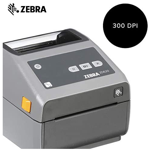 Zebra ZD620d Direct Thermal Desktop Printer 300 dpi Print Width 4 in Ethernet Serial USB ZD62043-D01F00EZ