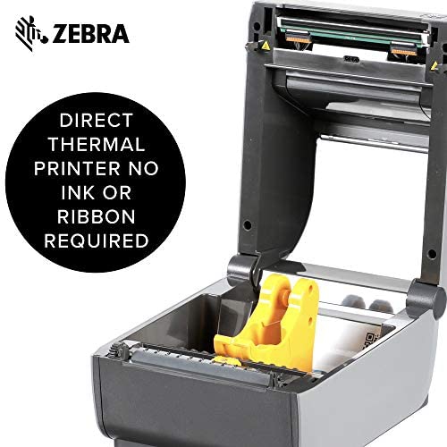 Zebra ZD620d Direct Thermal Desktop Printer 300 dpi Print Width 4 in Ethernet Serial USB ZD62043-D01F00EZ