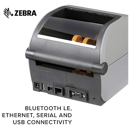 Zebra ZD620d Direct Thermal Desktop Printer 300 dpi Print Width 4 in Ethernet Serial USB ZD62043-D01F00EZ