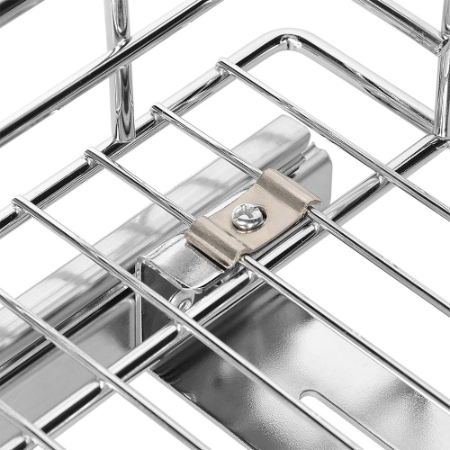 Heavy Duty Slide Out Cabinet Organizer - Pull Out Under Cabinet, Chrome, 21" x 14" x 4" - SortWise®