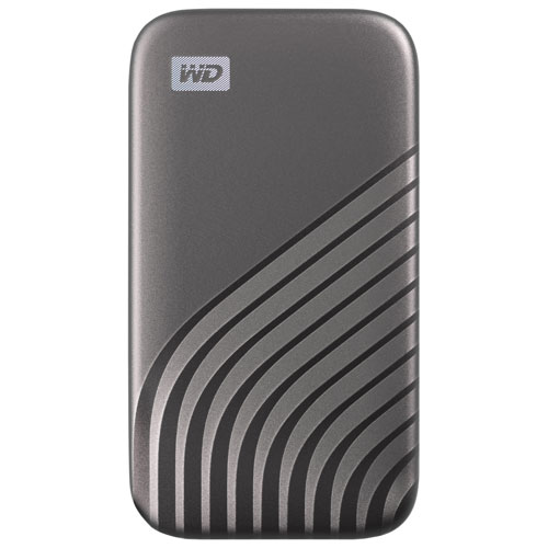 WD My Passport 2TB External Solid State Drive - Grey