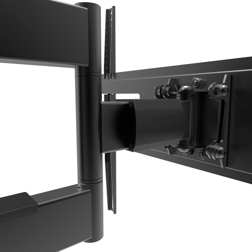 Kanto R500 Recessed In-Wall Low Profile Full Motion TV Mount for 46" - 80" TVs - Extends 27.6"