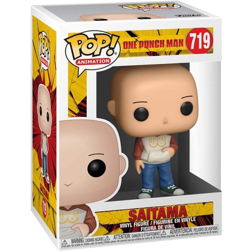 FUNKO  Pop Animation One Punch Man 3.75 Inch Action Figure - Casual Saitama #719