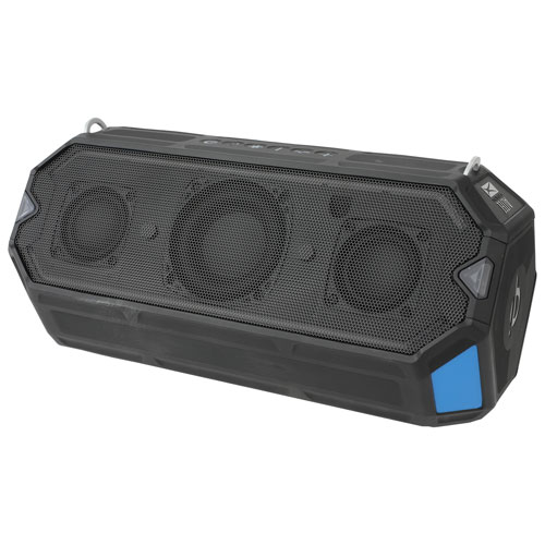 Altec Lansing HydraShock Waterproof Bluetooth Wireless Speaker - Black/Royal Blue