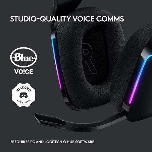Logitech G733 LIGHTSPEED RGB Wireless Gaming Headset - Black