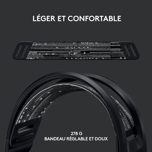 Logitech G733 LIGHTSPEED RGB Wireless Gaming Headset - Black