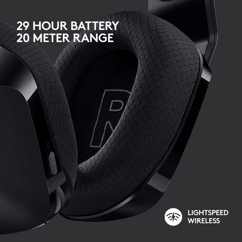 Casque de jeu sans fil RVB LIGHTSPEED G733 de Logitech - Noir