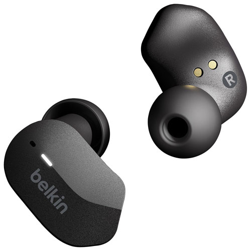 Écouteurs boutons 100 % sans fil SOUNDFORM de Belkin - Noir