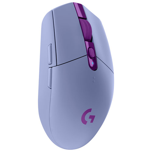 Souris de jeu optique HERO sans fil de 12 000 ppp G305 LIGHTSPEED de Logitech - Lilas