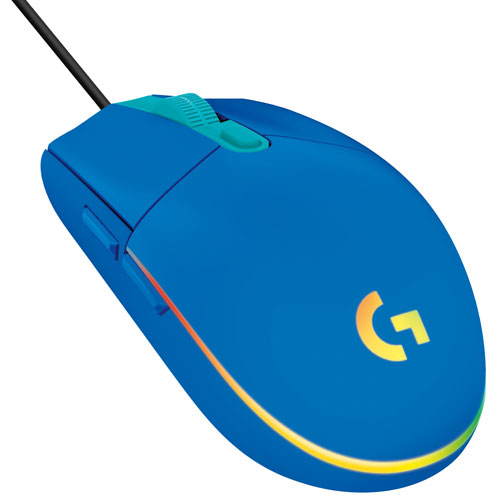 Logitech G203 LIGHTSYNC 8000 DPI Optical Gaming Mouse - Blue