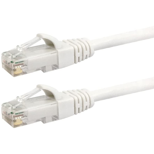 HYFAI – Câble de raccordement Ethernet Cat6A – Câble réseau Internet – RJ45, 550 MHz, fil de cuivre UTP Pure Bare 10G 24AWG 100 pi