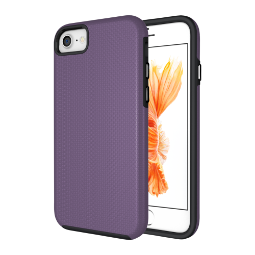 AXS BY AXESSORIZE  Axs Protech Dual-Layered Anti-Shock Case With Military-Grade Durability for Apple Iphone Se (3Rd/2Nd Gen) /8 /7 | Royal In Purple