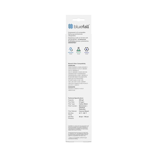 Samsung DA29-00020B 2PK Refrigerator Water Filter Compatible by BlueFall