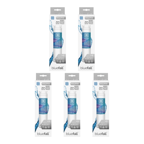 Paquet de 5 filtres à eau pour réfrigérateur UKF8001 de Maytag compatible avec BlueFall